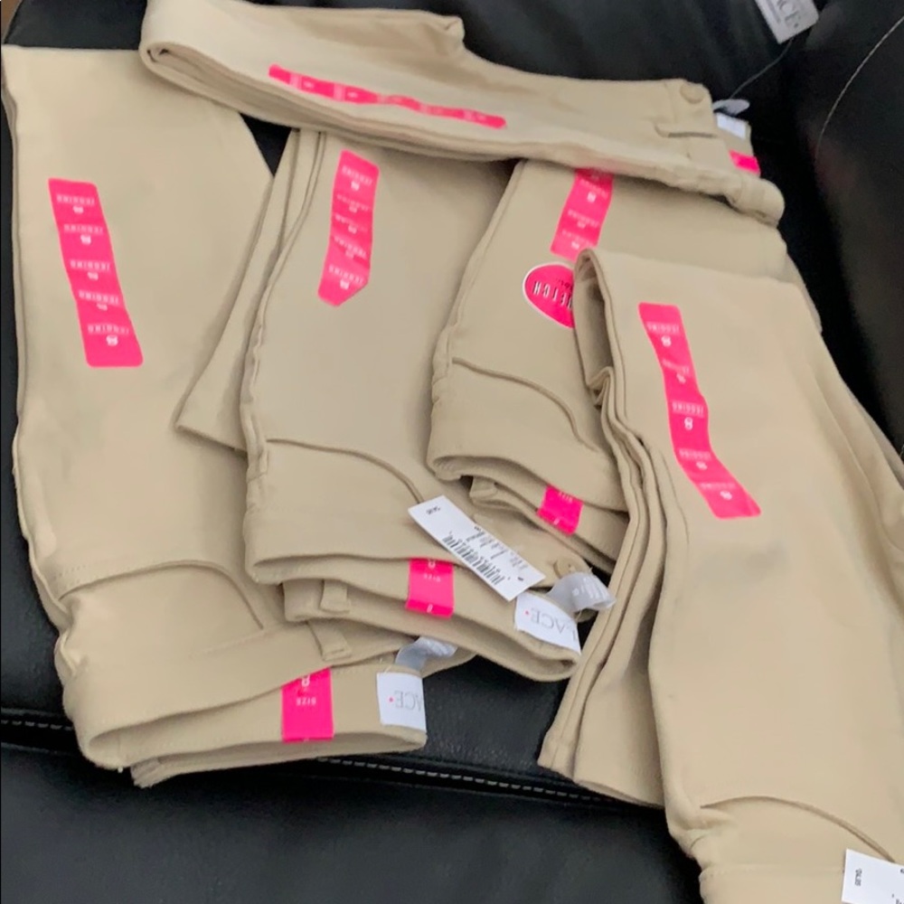 School girls stretch uniform pants